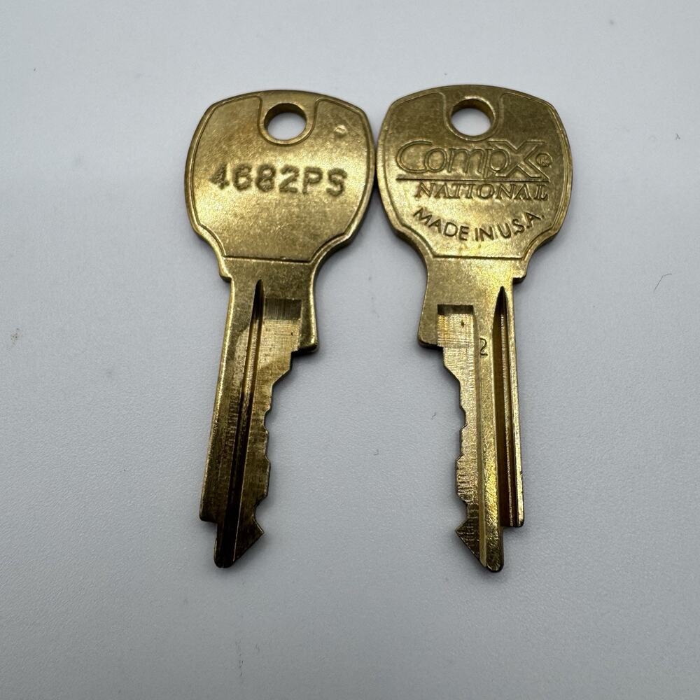 Replacement Key for CompX National Cam Locks Cabinet Locks Matched Set #4682PS